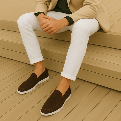 Luca™ | Mocassins en suède premium