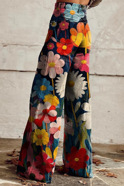 Sienna™ | Pantalon boho à jambes larges — fluide, aérien, ultra-confort