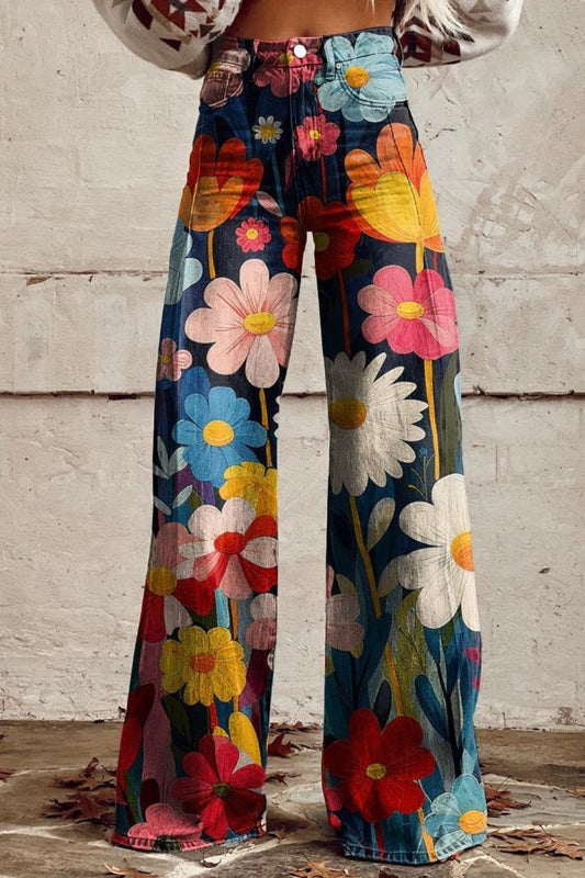 Sienna™ | Pantalon boho à jambes larges — fluide, aérien, ultra-confort