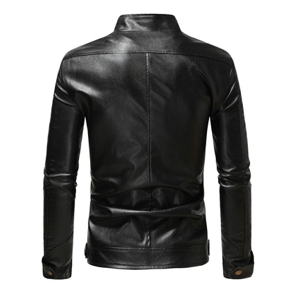 Veste en cuir élégante pour homme