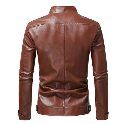 Veste en cuir élégante pour homme