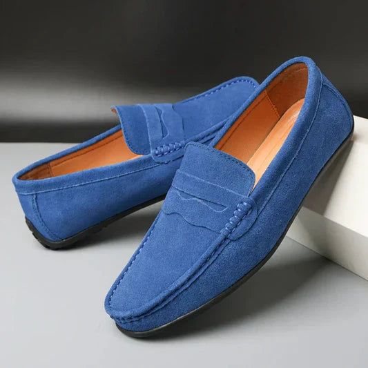 Adrien™ | Mocassins en suède vintage