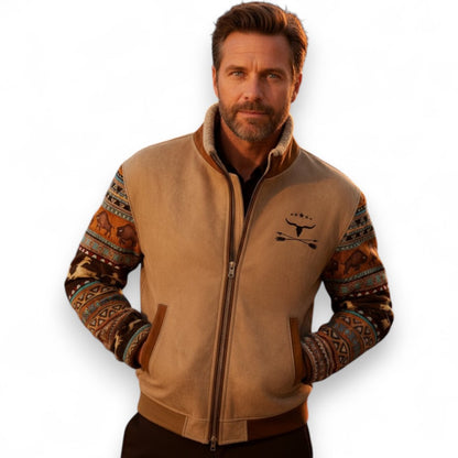 Armand™ | Veste polaire ethnique — chaleur et style authentiques