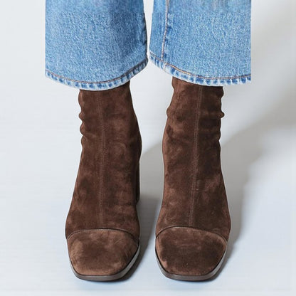 Clara™ | Bottines à talon carré — élégance moderne & confort de tous les jours