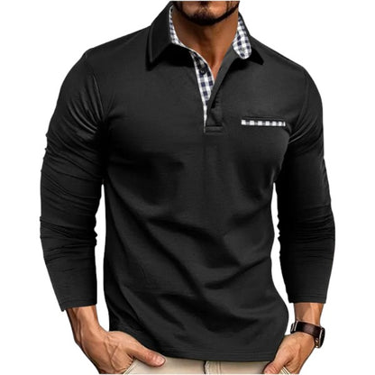 Henri™ | Polo à manches longues — allure masculine & confort toute la journée