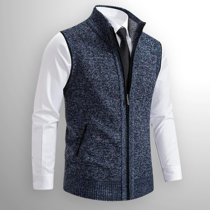 Harrison™ | Gilet zippé laine – chaleur maîtrisée & allure nette