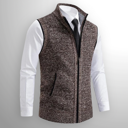 Harrison™ | Gilet zippé laine – chaleur maîtrisée & allure nette