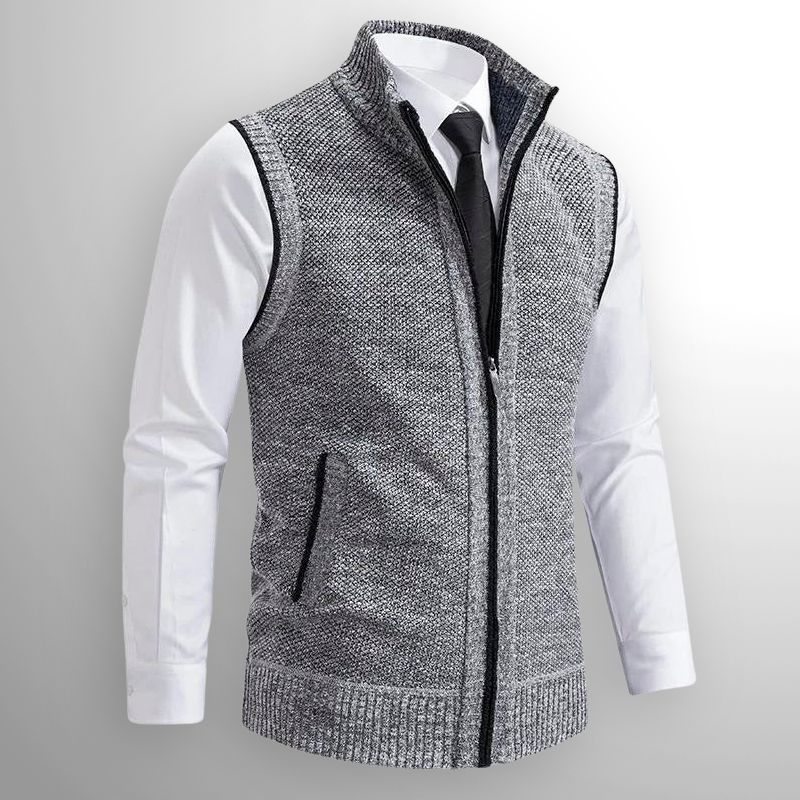 Harrison™ | Gilet zippé laine – chaleur maîtrisée & allure nette