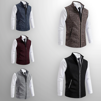 Harrison™ | Gilet zippé laine – chaleur maîtrisée & allure nette