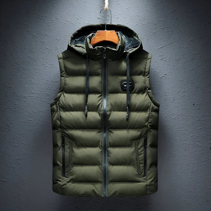 Giovanni™ | Doudoune sans manches à capuche — chaleur moderne & élégance pratique